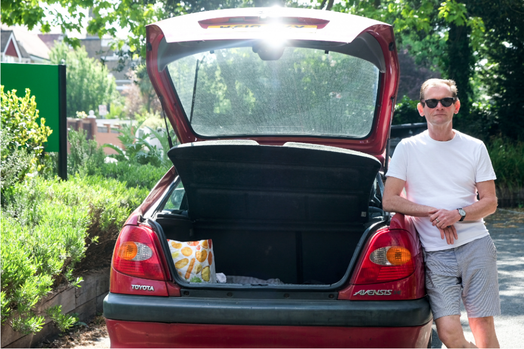 Behind the scenes - delivery volunteer driver Mick